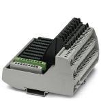 Phoenix Contact 2907025 VIP base module with input/output accessories (IOA) provide universal channel configuration. This module has markings for channels 25-32.