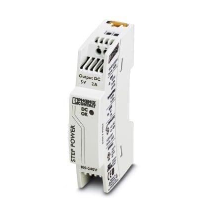 Phoenix Contact 2320513 Primary-switched STEP POWER power supply for DIN rail mounting, input: 1-phase, output: 5 V DC/2 A