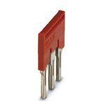 Phoenix Contact 3030297 Plug-in bridge, pitch: 8.2 mm, width: 22.9 mm, number of positions: 3, color: red