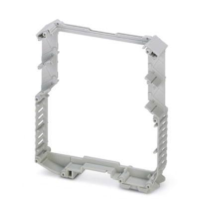 Phoenix Contact 2890852 DIN rail housing, Intermediate element, tall design, with vents, width: 17.6 mm, height: 99 mm, depth: 112.85 mm, color: light grey (7035)