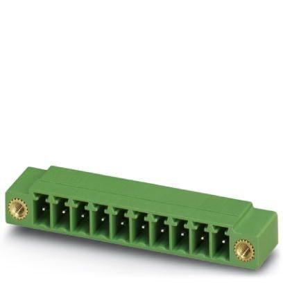Phoenix Contact 1843978 PCB headers, nominal cross section: 1.5 mmÂ², color: green, nominal current: 8 A, rated voltage (III/2): 160 V, contact surface: Tin, type of contact: Male connector, number of potentials: 20, number of rows: 1, number of positions: 20, number of connecti
