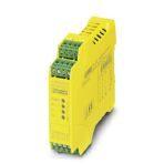 Phoenix Contact 2963763 Safety relay for emergency stop and safety door monitoring up to SIL 3 or Cat. 4, PL e according to EN ISO 13849, single or two-channel operation, 3 enabling current paths, nominal input voltage of 24 V AC/DC, plug-in screw terminal blocks