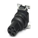 Phoenix Contact 1412222 Flush-type connector, Universal, 5-position, Socket, straight, M8, B-coded, PCB mounting, SMD