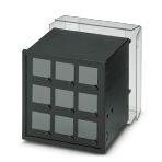 Phoenix Contact 1113854 The 144Q instrument housing is designed for control panel mounting and has slots for 9 relays