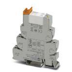 Phoenix Contact 2967109 PLC-INTERFACE for output functions, consisting of PLC-BSC.../ACT basic terminal block with screw connection and plug-in miniature relay with power contact, for mounting on DIN rail NS 35/7,5, 2 N/O contacts (1-1), input voltage 24 V DC