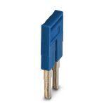 Phoenix Contact 3036932 Plug-in bridge, pitch: 6.2 mm, width: 10.7 mm, number of positions: 2, color: blue