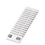 Phoenix Contact 0804853:0001 Marker card, self-adhesive, horizontally labeled with the consecutive numbers: 1 ... 10, 10-section marker strips with 14 identical decades, white