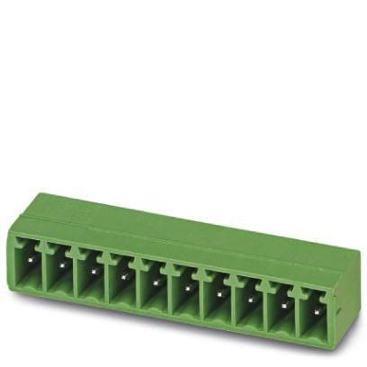Phoenix Contact 1803332 PCB headers, nominal cross section: 1.5 mmÂ², color: green, nominal current: 8 A, rated voltage (III/2): 160 V, contact surface: Tin, type of contact: Male connector, number of potentials: 8, number of rows: 1, number of positions: 8, number of connection