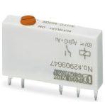 Phoenix Contact 2909647 Plug-in miniature power relay, with multi-layer gold contact, 1 changeover contact, manual operation, 60 V DC input voltage