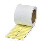 Phoenix Contact 0824305 Label, can be ordered: by line, yellow, labeled according to customer specifications, mounting type: adhesive, lettering field size: 17.5 x 8 mm