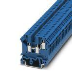 Phoenix Contact 1923047 1-level terminal block with double connection on one side, cross section: 0.2 - 4 mm², AWG: 24 - 12, width: 6.2 mm, color: blue