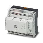Phoenix Contact 1082548 Uninterruptible power supply with integrated battery module. The STEP-BAT/LI-ION/18.5DC/46WH battery module can be re-ordered separately.