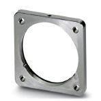 Phoenix Contact 1607935 Square mounting flange with O-ring, Axial O-ring, 4x Ø4,2