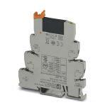 Phoenix Contact 2967947 PLC-INTERFACE for output functions, consisting of PLC-BSC.../ACT basic terminal block with screw connection and plug-in miniature solid-state relay, for mounting on DIN rail NS 35/7,5, 1 N/O contact, input: 24 V DC, output: 24 ... 253 V AC/0.75 A