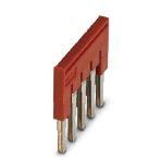 Phoenix Contact 3030349 Plug-in bridge, pitch: 6.2 mm, width: 29.3 mm, number of positions: 5, color: red