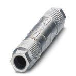 Phoenix Contact 1414416 Cable connector, PROFINET CAT5 (100 Mbps), 4-pos., halogen-free, shielded, insulation displacement connection, housing material: zinc die-cast, nickel-plated, outer cable diameter of 5 mm ... 9.7 mm