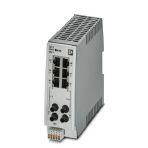 Phoenix Contact 2702333 Managed Switch 2000, 6 RJ45 ports 10/100 Mbps, 2 ST single mode 100 Mbps, degree of protection: IP20, PROFINET Conformance-Class B
