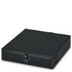 Phoenix Contact 2400063 19-inch, 2U rack-mount PC with an Intel® Core™ i7-4770S or Intel Core™ i3-4330TE 2.40 GHz processor and up to 16 GB of RAM. Mass storage options up to 8 TB. PCI and PCIe expansion slots are open for expansion.