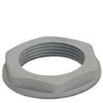 Phoenix Contact 1411211 Counter nut, material: PA, for threads M50 x 1.5, color: silver-gray RAL 7001