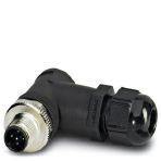 Phoenix Contact 1561742 Sensor/actuator connector, angled, 5-pos., M12, A-coded, screw connection, metal knurl, SKINTOP® Pg9 cable gland