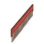 Phoenix Contact 3030226 Plug-in bridge, pitch: 5.2 mm, number of positions: 20, color: red