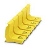 Phoenix Contact 1022224 Protective covers for TMC 7 single-pole bus bars. Cuttable, five positions, yellow.