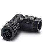 Phoenix Contact 1072547 Data connector, CANopen®, DeviceNet™, 5-position, unshielded, Socket angled M12, Coding: A, Push-in connection, knurl material: Plastic, external cable diameter 4 mm ... 8 mm