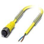Phoenix Contact 1547135 Sensor/actuator cable, 2-position, Variable cable type, free cable end, on Socket straight 1/2"-20UNF, coding: C, cable length: Free input (0.2 ... 40.0 m)