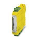 Phoenix Contact 1015526 Safety relay for emergency stop, safety doors, light grid up to SILCL 3, Cat. 4, PL e, 1- or 2-channel operation, cross-circuit detection, can be retriggered, fall back/on delay 0.2 s to 300 s, 5 enabling current paths, US = 24 V DC, pluggable Push-in ter