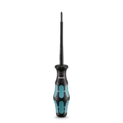Phoenix Contact 1205147 Screwdriver, PH crosshead, VDE insulated, size: PH 0 x 80 mm, 2-component grip, with non-slip grip
