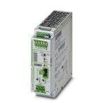 Phoenix Contact 2320238 Uninterruptible power supply with IQ technology for DIN rail mounting, input: 24 V DC, output: 24 V DC/20 A, including mounted universal DIN rail adapter UTA 107/30