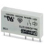 Phoenix Contact 2961370 Plug-in miniature power relay, with multi-layer gold contact, 1 changeover contact, input voltage 4.5 V DC