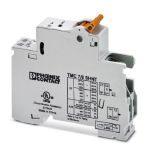 Phoenix Contact 2908222 Thermomagnetic device circuit breaker, number of positions: 1, connection method: Screw, cross section: 1 mm²- 35 mm², AWG: 18 - 2, width: 18 mm, mounting type: Snaps on to side of circuit breaker, Color: gray