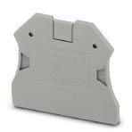 Phoenix Contact 3047028 End cover, length: 47 mm, width: 2.2 mm, height: 39.8 mm, color: gray