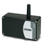 Phoenix Contact 2702877 Radioline - 900 MHz wireless transceiver with six integrated I/O channels, NEMA 4X enclosure, N (female) antenna connection, omnidirectional antenna, point-to-point, star, and mesh networks up to 250 stations, range of up to 32 km (line of sight), for use