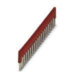 Phoenix Contact 3030365 Plug-in bridge, pitch: 6.2 mm, width: 122.3 mm, number of positions: 20, color: red