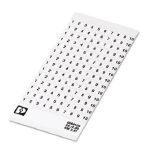 Phoenix Contact 0804109:0001 Marker card, self-adhesive, horizontally labeled with the consecutive numbers: 1 ... 10, 10-section marker strips with 14 identical decades, white