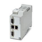 Phoenix Contact 2702766 The GW MODBUS TCP/RTU... gateway converts serial based Modbus RTU (or ASCII) to Modbus TCP. Supports serial master or slave devices. Includes two RJ45 ports and two D-SUB 9 ports.
