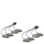 Phoenix Contact 2905915 Cable set for MINI MCR-2-PTB-PT power module (Order No. 2902958) and MINI MCR-2-FM-RC-PT fault signaling module (Order No. 2904508), for use on the Termination Carrier for modules from the MINI Analog Pro series.