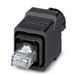 Phoenix Contact 1657834 RJ45 connector, IP67, with push/pull interlocking, plastic housing, 1 Gbps, 8-pos., QUICKON fast connection technology, for 26 ... 24 AWG 1-wire and 7-wire conductors