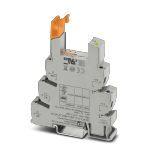 Phoenix Contact 1012309 14 mm PLC basic terminal block without relay, for mounting on DIN rail NS 35/7,5, Screw connection, 1 changeover contact, Input voltage 48 V DC