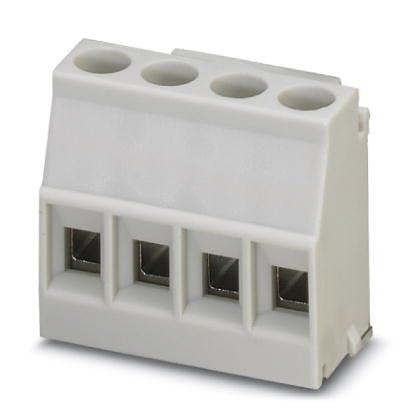 Phoenix Contact 2908485 PCB terminal block, nominal current: 24 A, rated voltage (III/2): 400 V, nominal cross section: 2.5 mmÂ², number of potentials: 4, number of rows: 1, number of positions per row: 4, product range: MKDSO 2,5/..-L, pitch: 5 mm, connection method: Screw conn