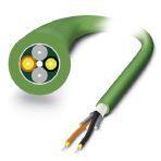 Phoenix Contact 1402190 HCS PROFINET installation cables that can be assembled for fixed installation indoors and outdoors (direct underground installation not permitted) with individual elements made from extremely hard-wearing polyamide (PA). The cable is halogen-free, ozone a