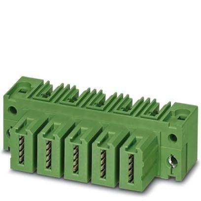 Phoenix Contact 1784910 PCB headers, nominal cross section: 35 mmÂ², color: green, nominal current: 125 A, rated voltage (III/2): 1000 V, contact surface: Silver, type of contact: Female connector, number of potentials: 2, number of rows: 1, number of positions: 2, number of con