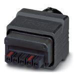Phoenix Contact 1657892 Power connector, degree of protection: IP65, number of positions: 5, material: PA-GF, connection method: Spring-cage connection, connection cross section: AWG 18- 13, cable outlet: straight, color: black, Universal