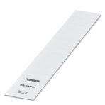 Phoenix Contact 1005224 Insert strip, Sheet, white, unlabeled, can be labeled with: Office printing systems, CMS-P1-PLOTTER, perforated, mounting type: insert, lettering field size: 40 x 17 mm, Number of individual labels: 10