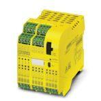 Phoenix Contact 2986229 Freely configurable safety module with 20 safe inputs and 4 safe outputs; 4 alarm, 2 clock, and 2 ground switching outputs; diagnostics possible via bus gateways, up to SILCL 3, Cat.4/PL e, SIL 3, EN 50156, plug-in screw connection terminal blocks