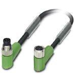 Phoenix Contact 1551956 Sensor/actuator cable, 6-position, Variable cable type, Plug angled M8, on Socket angled M8, cable length: Free input (0.2 ... 40.0 m)