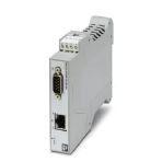 Phoenix Contact 2702764 The GW MODBUS TCP/RTU... gateway converts serial based Modbus RTU (or ASCII) to Modbus TCP. Supports serial master or slave devices. Includes one RJ45 port and one D-SUB 9 port.