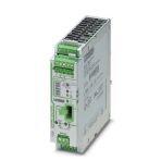 Phoenix Contact 2320212 Uninterruptible power supply with IQ technology for DIN rail mounting, input: 24 V DC, output: 24 V DC/5 A, including mounted universal DIN rail adapter UTA 107/30